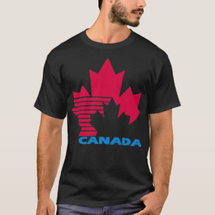 T-shirt Vintage canadien de hockey
