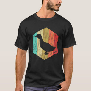 T-shirt Vintage Canard Rétro Canard Silhouette 60S Les an