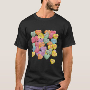 T-shirt Vintage Candy Conversation Hearts