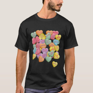 T-shirt Vintage Candy Conversation Hearts