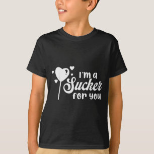 T-shirt Vintage Candy Heart Love Je Suis Un Fou De Vous Va