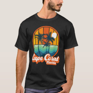 T-shirt Vintage Cape Coral Floride Summer Vacances Plage S