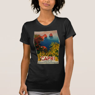 T-shirt Vintage Capri L'Isola del Sole Italie