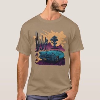 T-shirt Vintage car and desert gift