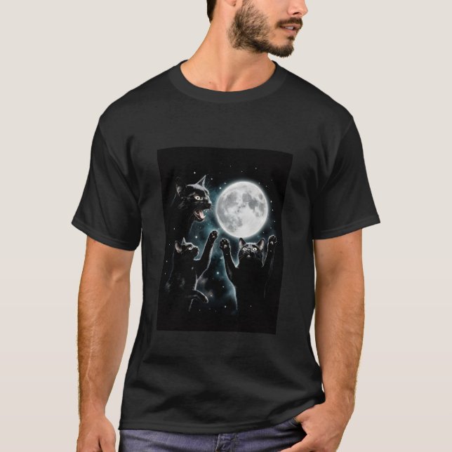 T-shirt vintage cat (Devant)