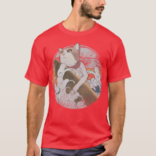 T-shirt Vintage Cat Surf