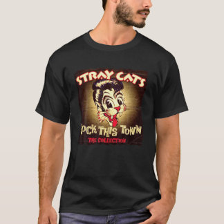 T-shirt Vintage Cat's Animals Design Arts Stray Music Band