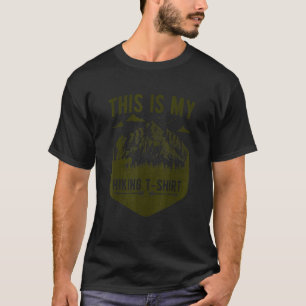 T-shirt Vintage Ceci Est Mon Randonnée Vêtements Montagnes