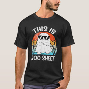 T-shirt Vintage C'est du Papier Toile Boo Fantôme Rétro Ha