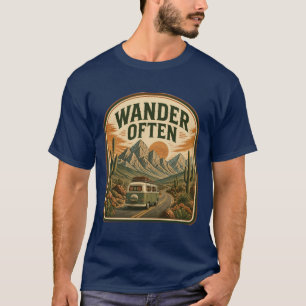 T-Shirt Vintage Chat Persan Botanique Élégant Des
