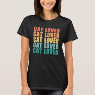 T-shirt Vintage Chat Retro Animaux Chats Chat Animal Propr