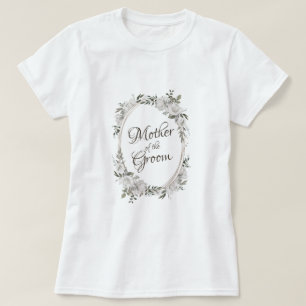 T-shirt Vintage Cherish Rose Gold Ovale Mère du Marié