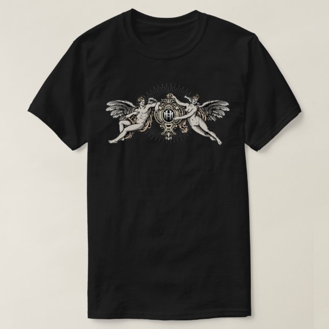 T-shirt Vintage Cherub Art (Design devant)