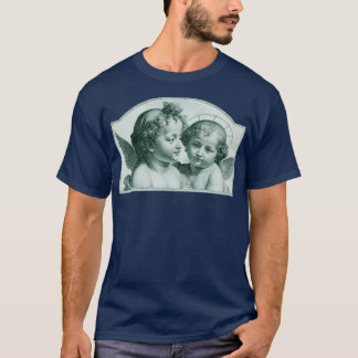 T-shirt Vintage Cherubs Angels Cherub Distressed Cupide Ar