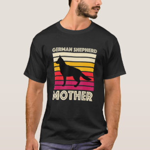 T-shirt Vintage chien mère rétro allemand berger maman