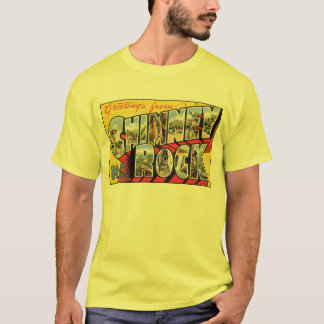T-shirt Vintage Chimney Rock, carte postale NC