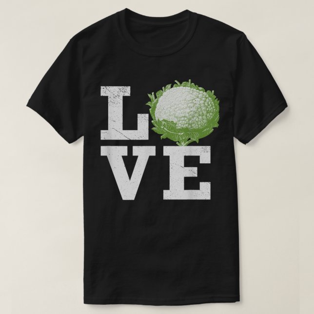 T-shirt Vintage Chou-fleur Louvain blanc (Design devant)