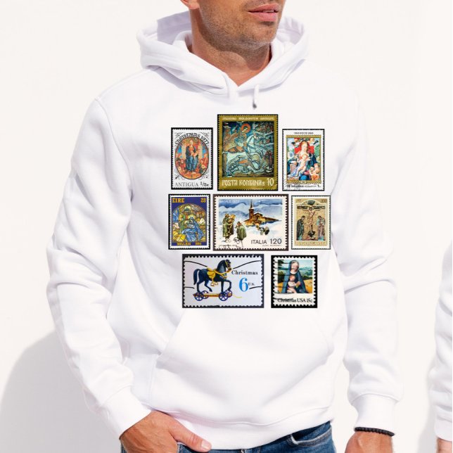 T-shirt Vintage Christmas Postage Stamp  (Créateur téléchargé)