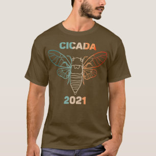 T-shirt Vintage Cicadas Brood X Eastern usa 2021 Insect