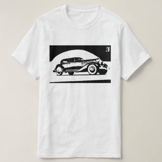 T-shirt vintage classic car (Design devant)