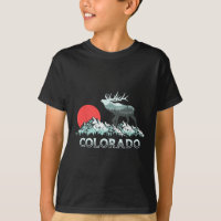 Vintage Colorado Chasseur d'Elk Conservation Retro