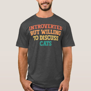 T-shirt Vintage Coloré Funny Introverti Mais Prêt À D