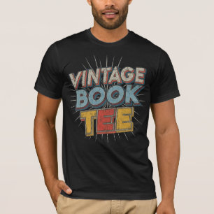 T-shirt Vintage Comic Book Slogan Tee