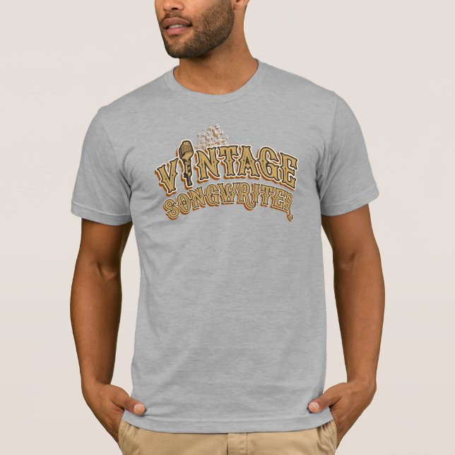 T-shirt Vintage compositeur musicien moderne (Devant)