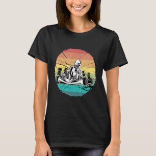 T-shirt Vintage cool GoKart allant vite voiture de sport k