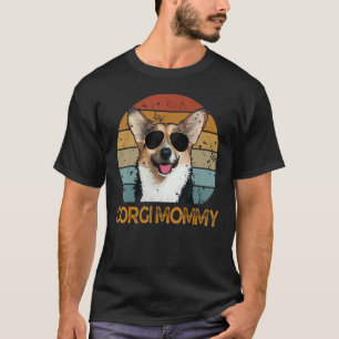 T-shirt Vintage Corgi maman mignonne chien propriétaire an