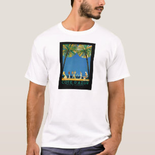 T-shirt Vintage Côte d'Azur Voyage en France