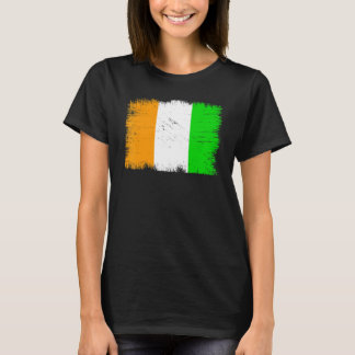 T-shirt Vintage Côte d'Ivoire Flag Ivorian Independence Da
