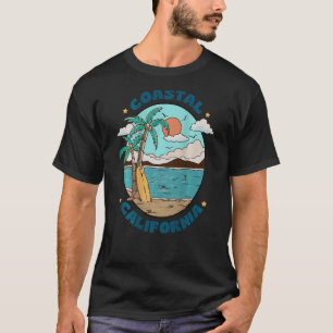 T-shirt Vintage côte Super Cali Beach Vacances d'été