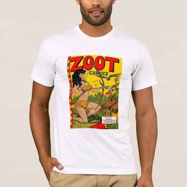 T-Shirt Vintage Couverture de Bande Dessinée Zoot (Devant)