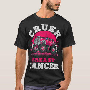 T-shirt Vintage Crush Cancer du sein Sensibilisation Ruban