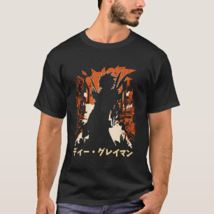 T-shirt Vintage D Grey Man Anime Japonais City Shadows Com