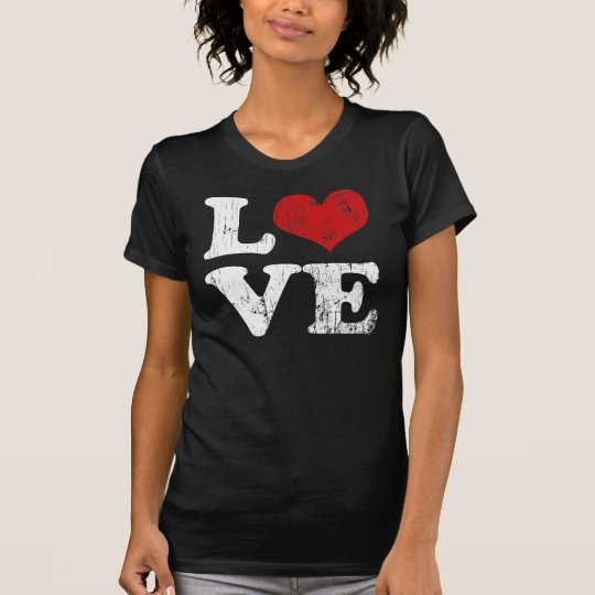 T-shirt vintage d'amour