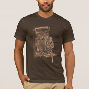 T-shirt vintage d'appareil-photo