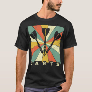T-shirt Vintage Darts Sport Rétro