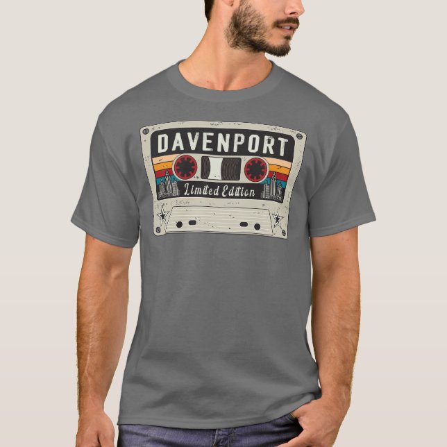 T-shirt Vintage Davenport City Limited Edition (Devant)