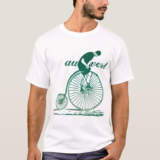 T-shirt vintage de bicyclette de Vert d'Au