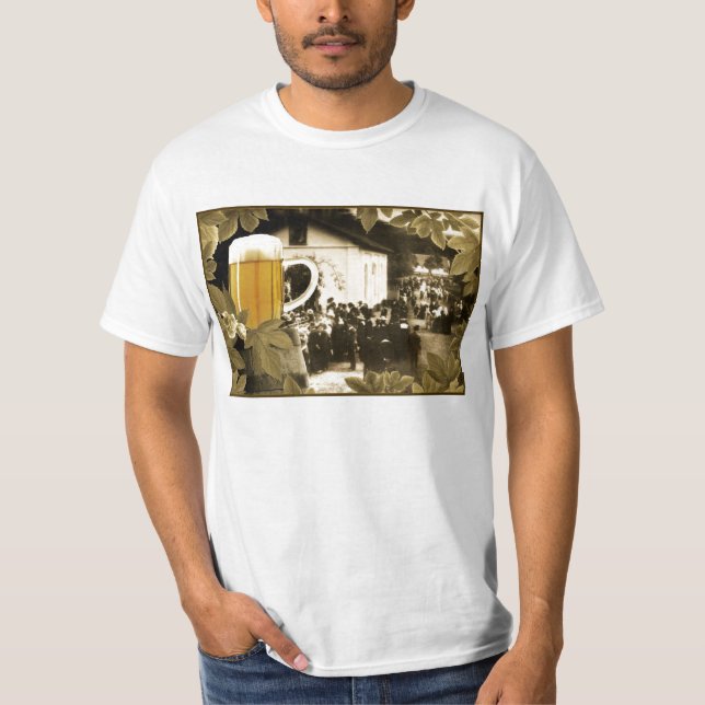T-shirt vintage de bière (Devant)