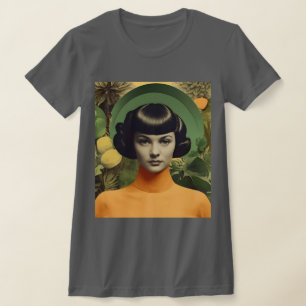 T-shirt vintage de collection botanique