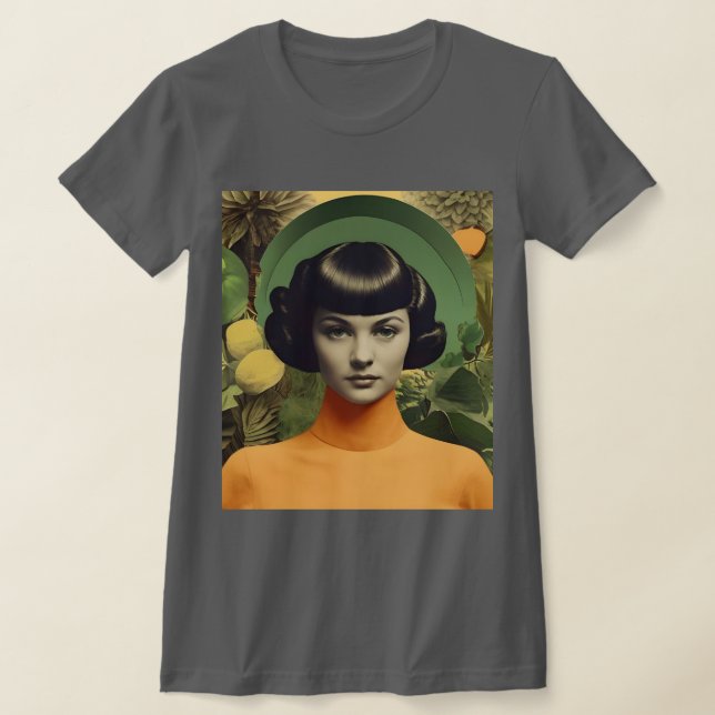 T-shirt vintage de collection botanique (Poser)