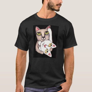 T-shirt vintage de danse de chat