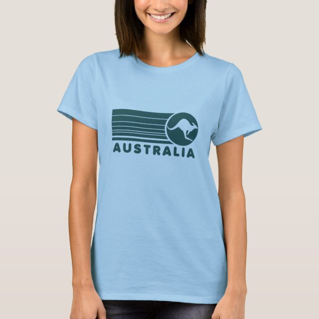 T-shirt vintage de kangourou de l'Australie (Devant)