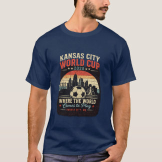 T-shirt vintage de la Coupe du monde de Kansas Cit