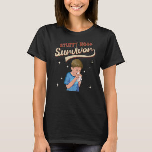 T-shirt Vintage de la fumée froide Stuffy Nez Survivant 2