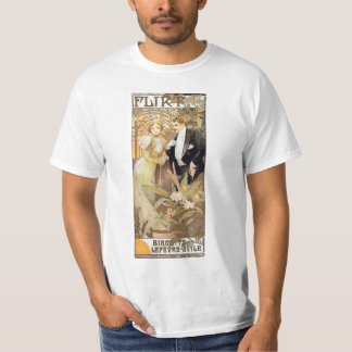 T-shirt vintage de Mucha de flirt