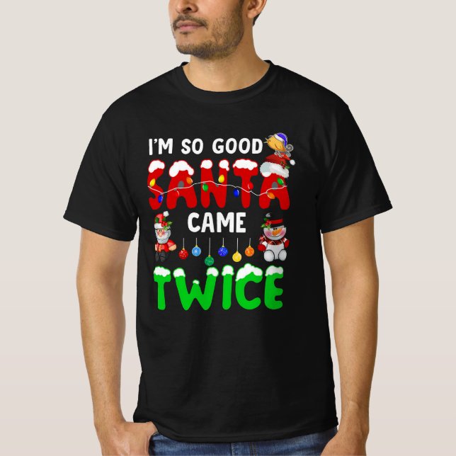 T-shirt Vintage de Noël inapproprié (Devant)